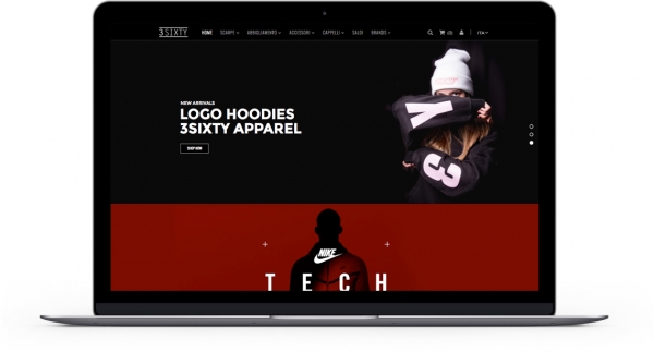 Sito ecommerce streetwear