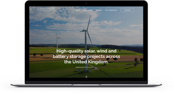 Realizzazione sito internet energie rinnovabili Como