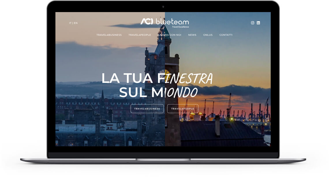 Realizzazione sito internet agenzia viaggi e business travel