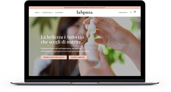 Creazione sito ecommerce WooCommerce beauty Como