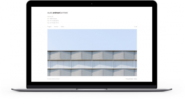 Realizzazione sito web Studio Architettura