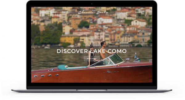 Realizzazione sito web Taxi Boat Como