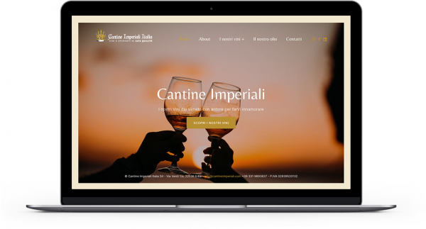 Sviluppo sito web azienda vinicola e cantina Como