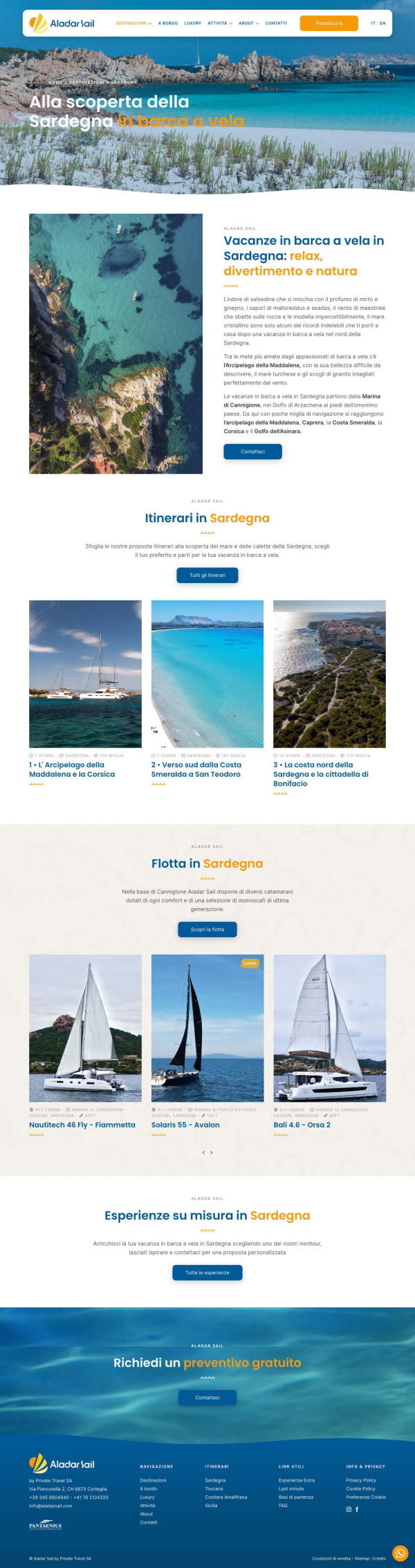 Ottimizzazione per i motori di ricerca settore turismo nautico