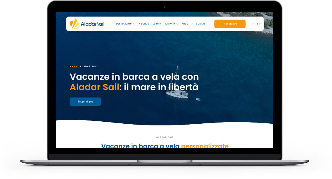 Realizzazione sito web noleggio barche a Como