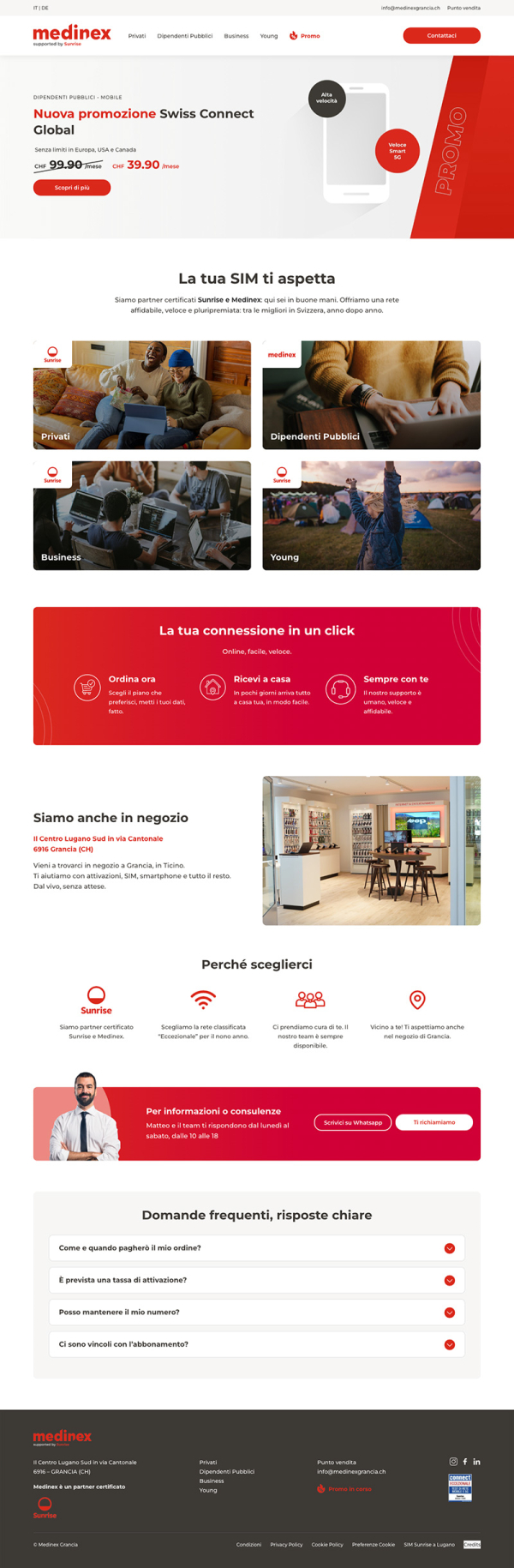 Sito internet piani telefonici