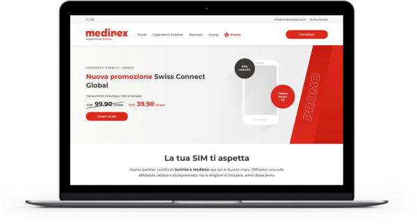Sito web telefonia