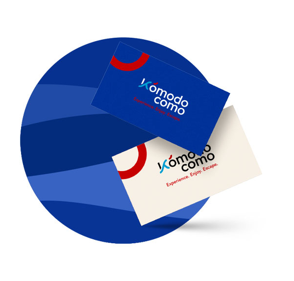 Creazione brand identity e loghi Como immagine coordinata visualizzazione mockup