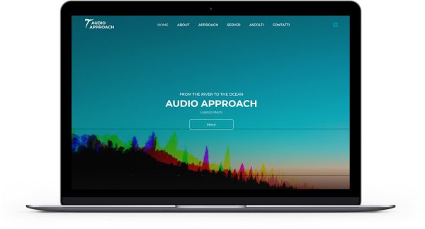 Creazione sito web per studio di registrazione professionale